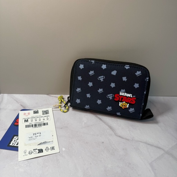 Zara Other - Zara Kids Black and Blue Brawl Stars wallet